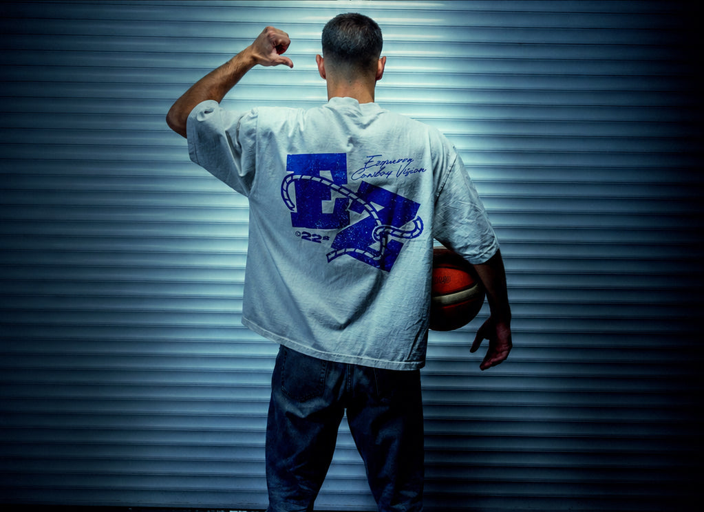 EZ22 Cowboy Vision Oversized T-Shirt – White
