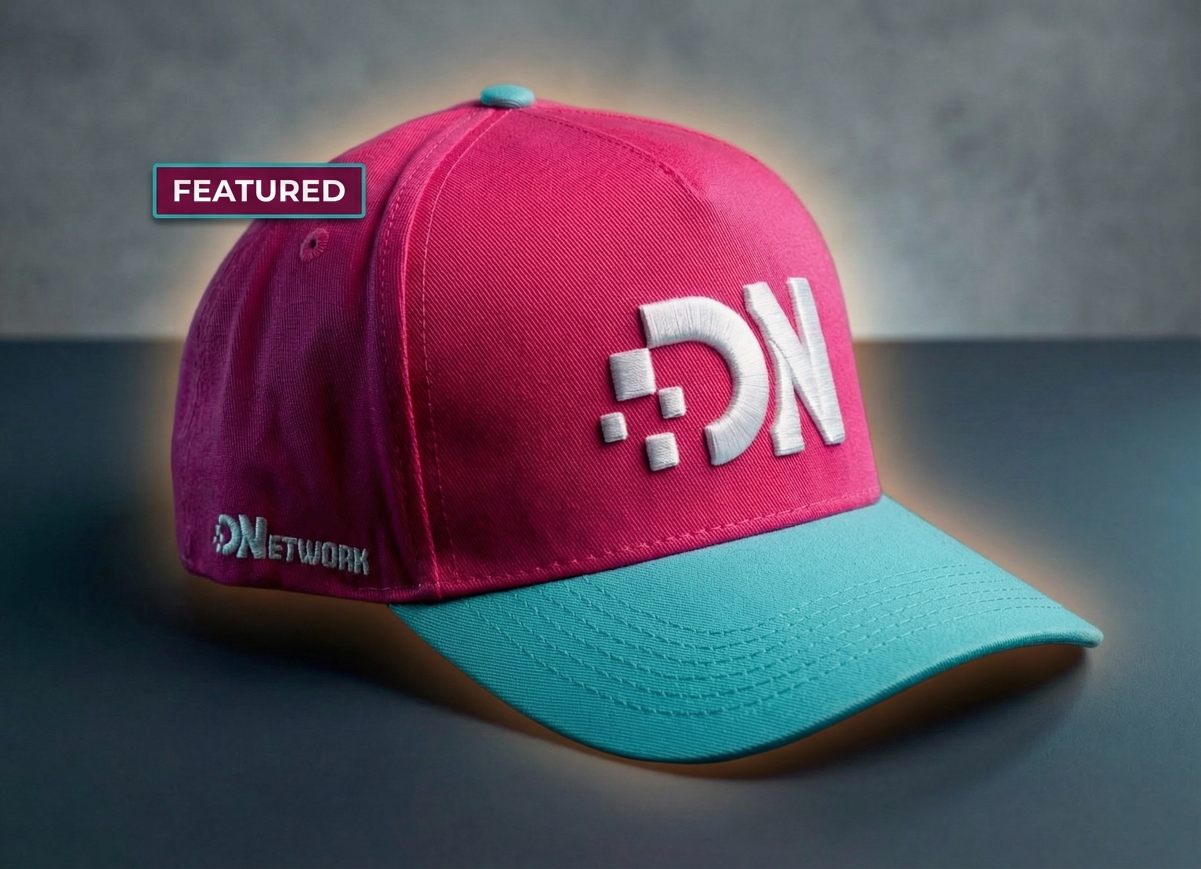 NETWORK Classic Magenta & Teal Cap